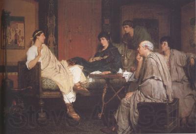 Alma-Tadema, Sir Lawrence Tibullus at Delia's (mk23)